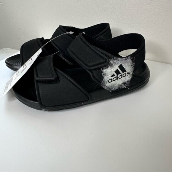 NWT Adidas kids Altaswim open toe sandals in Black size 11K - Picture 3 of 16